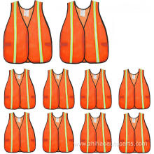 reflectable safety vests with high-light reflective tapes